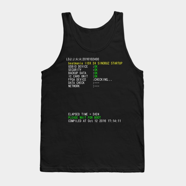 IIDX STARTUP SINOBUZ ver. Tank Top by CommonSans